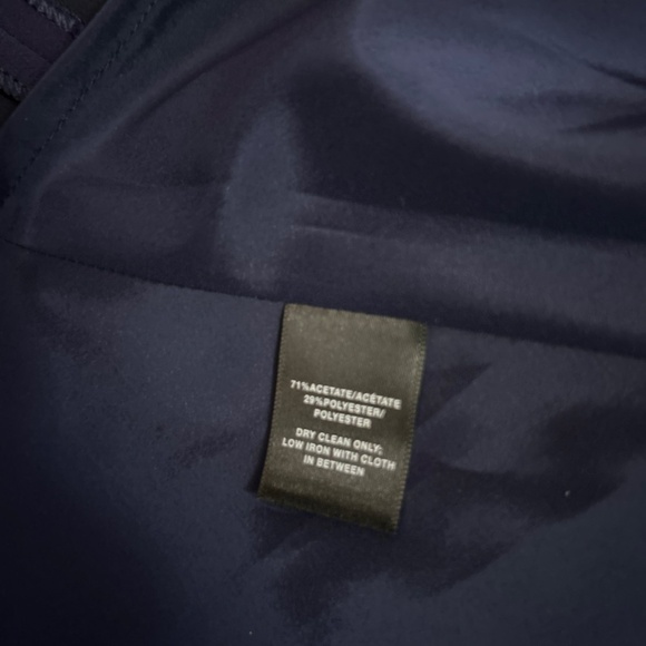 Lafayette 148 New York Navy Midi Dress - Picture 4 of 7